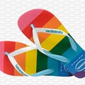 Hannover,STEFAN am Marstall, havaiana pride allover blue  