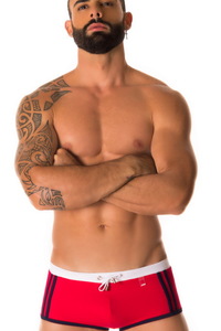 JORSWIMWEARinhannoverSportBoxerRed