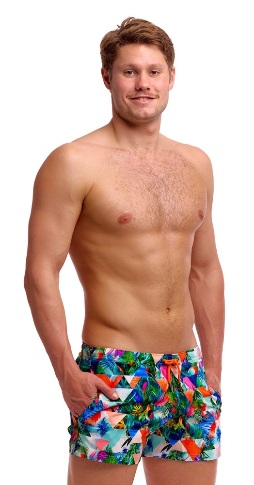 HannoverBadeShortFunkyMensShortyPalmPrism