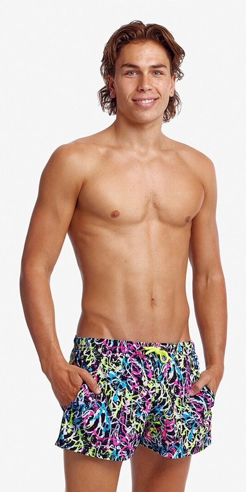 HannoverBadeShortFunkyMensShortyShortsMessedUp