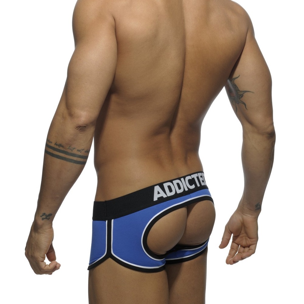 Hannover,Addicted,STEFAN, ad306 double piping bottomless boxer blue