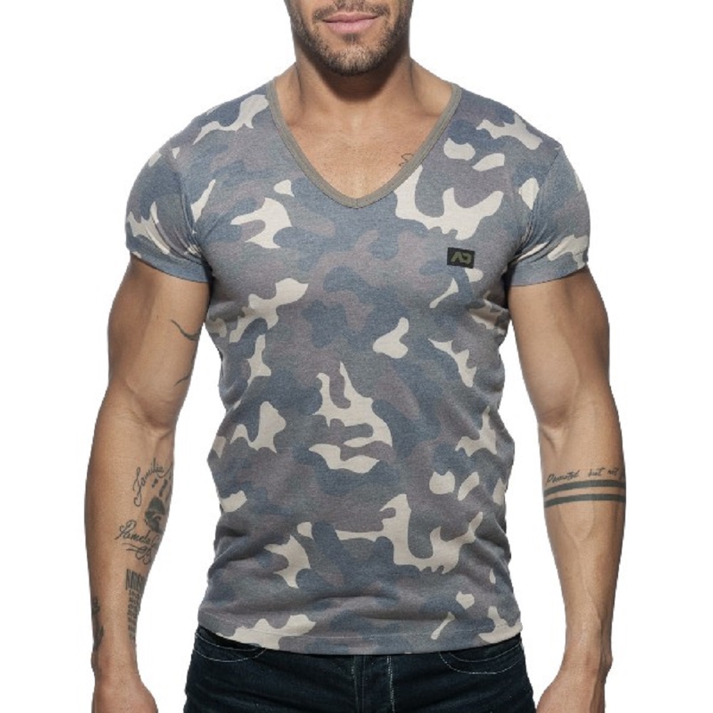 Hannover,Addicted,STEFAN, ad800 washed camo t shirt